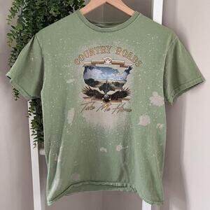 Buckle Youth Girls American Highway western Country Road Graphic T shirt size XL